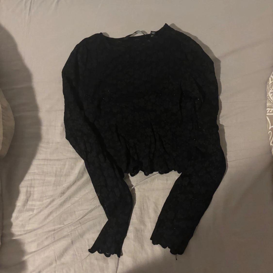 Svart spetsblus från Vero Moda