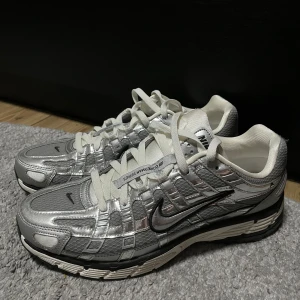 Nike p-6000 metallic silver - Säljer mina Nike P-6000 Metallic Silver som är köpta för ungefär 8 månader sedan pch använda endast en gång. Kartongen ingår och online kvitto kan visas.