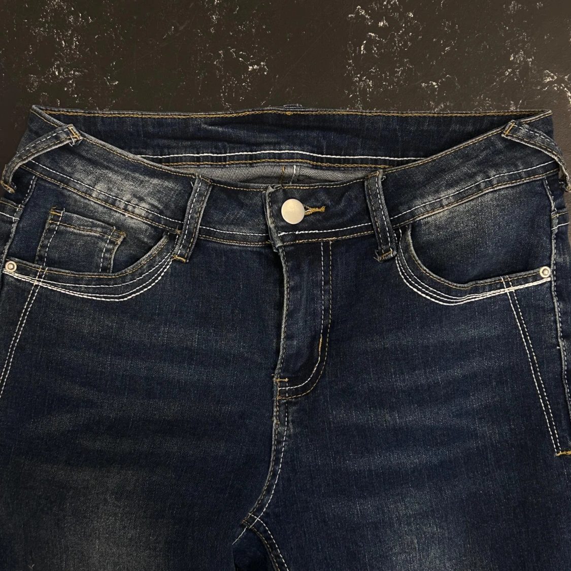 Llågmidjade bootcut jeans - 90