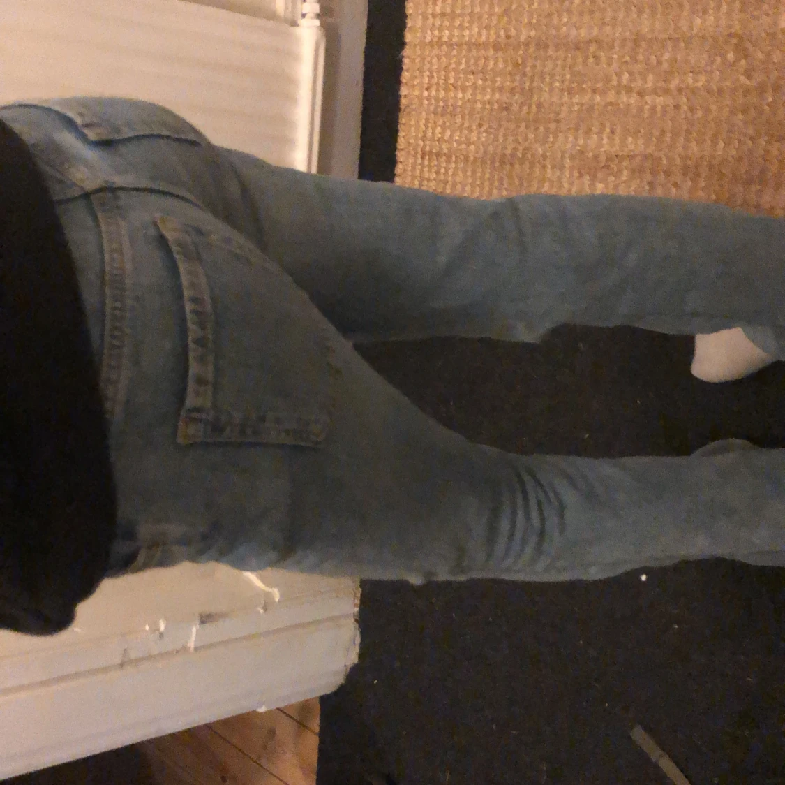 Blå bootcut jeans - 91