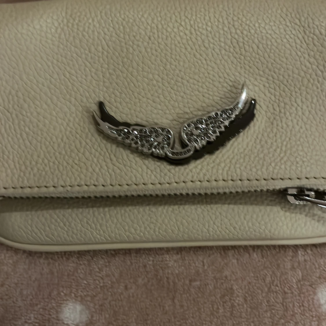 Jätte fin Zadig Voltaire väska vit ❤️ - 1