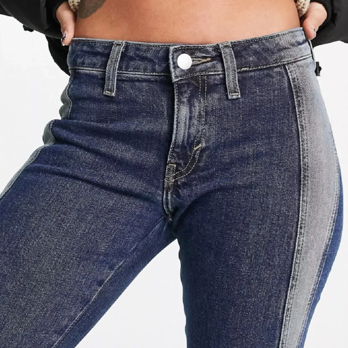 Blå weekday jeans  - 3