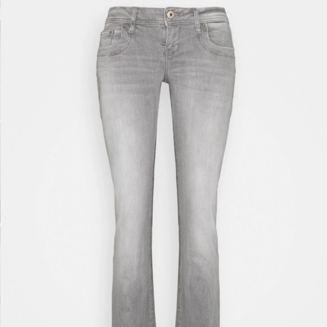 Grå bootcut jeans