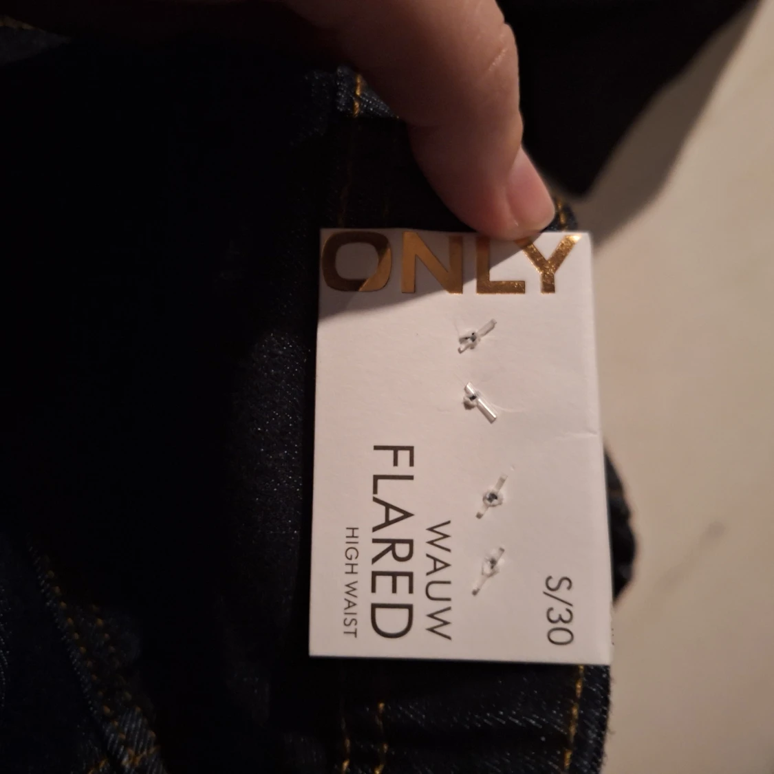 Mörkblå bootcut jeans från ONLY - 2