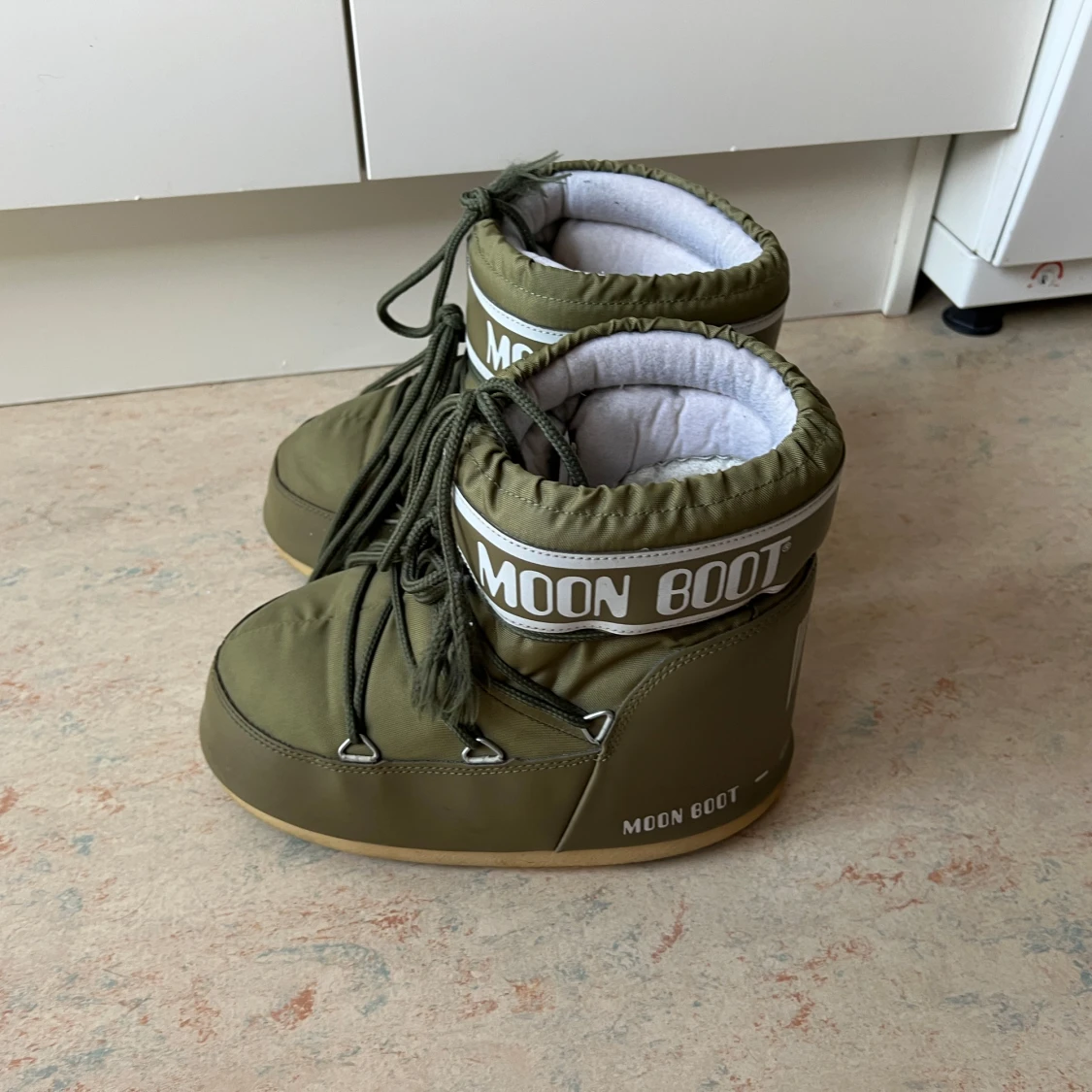 Gröna Moon Boots - 90