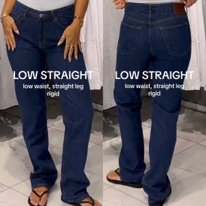 Low straight jeans - Bikbokjeans i modellen Low straight, strl W28 L30 med låg/medel midja 💌 Finaste färgen inför hösten!