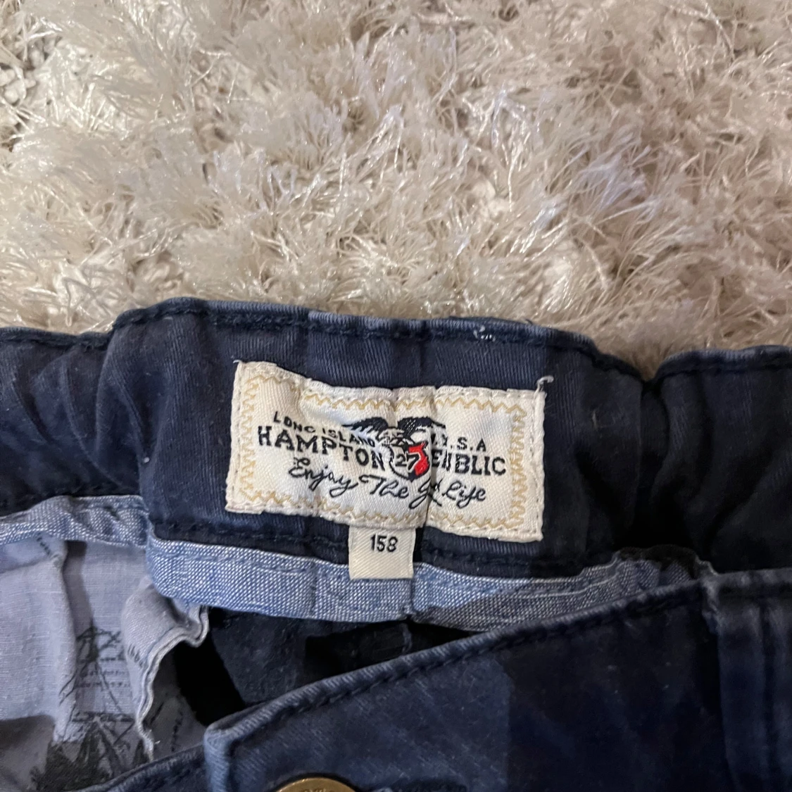 Mörkblå byxor från Hampton Republic - 91