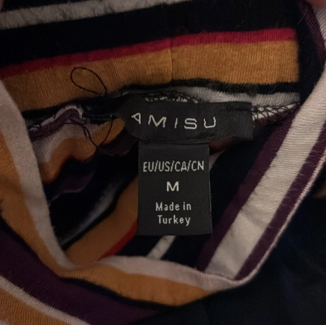 Randig polotröja från Amisu - 91