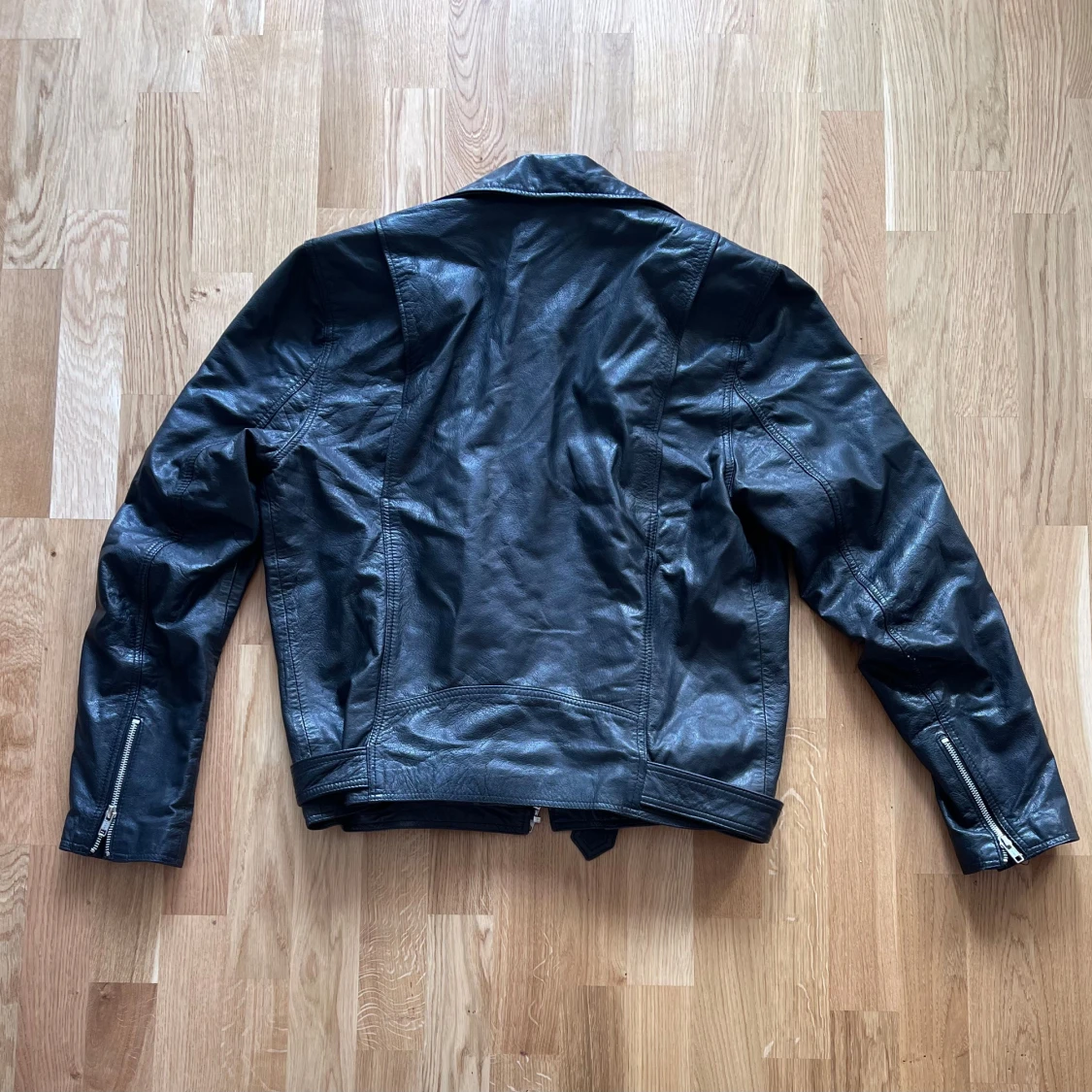 Svart skinnjacka från Crocker - 1