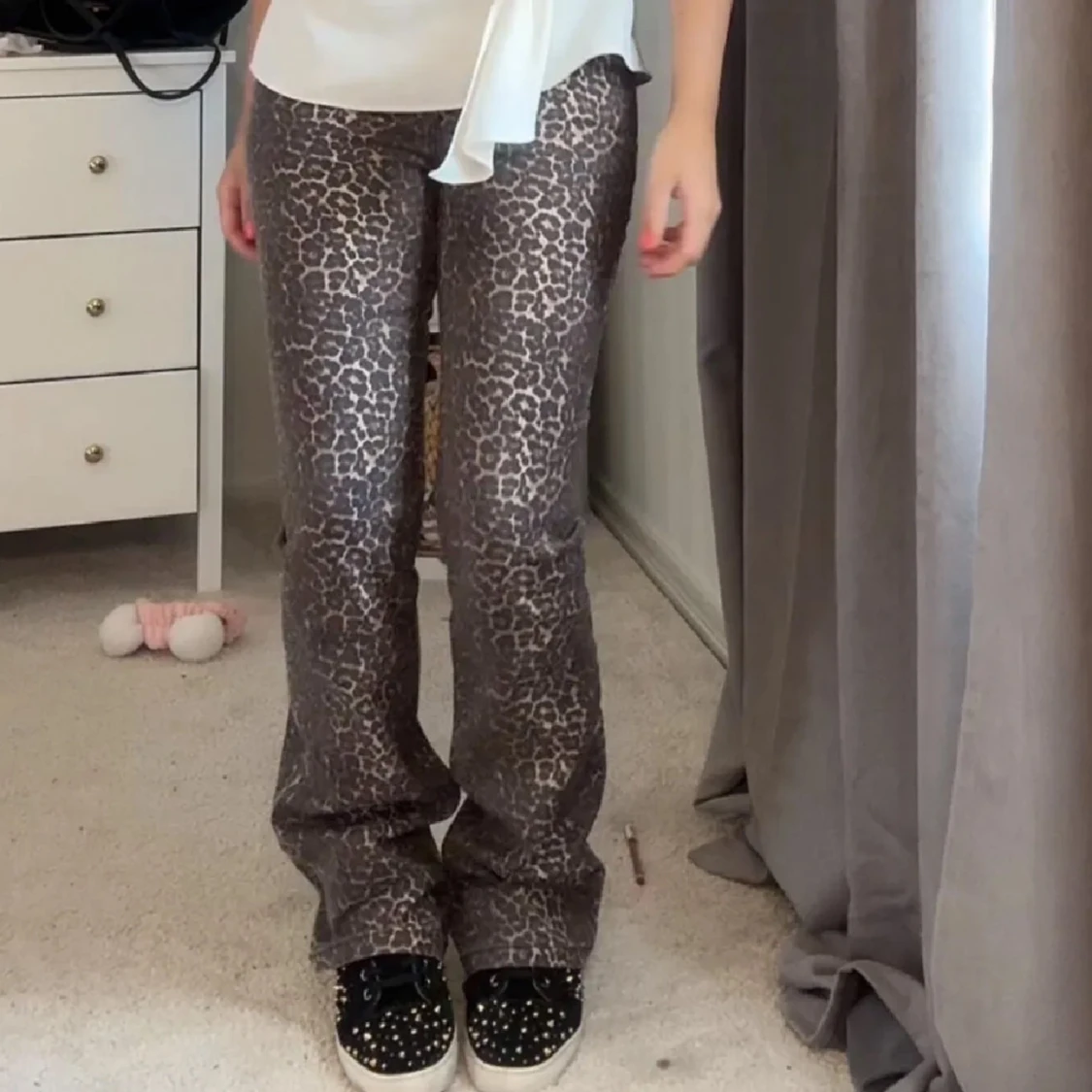 Leopard jeans 