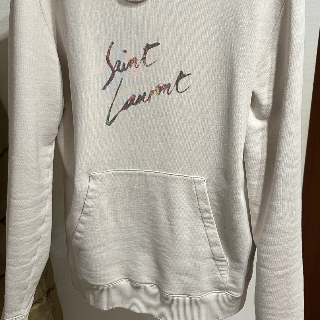 Beige hoodie från Saint Laurent - 90