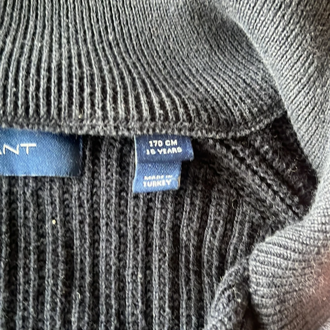 Blå ribbad tröja från Gant - 2