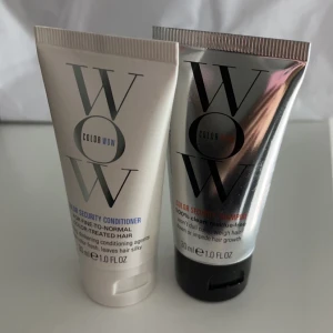 Color WOW schampoo och balsam - Oanvända schampoo och balsam ifrån color WOW. Fick i en julkalender och de går ej att köpa i denna storlek på nätet. Trendiga och bra för håret🫶🏼 Skriv för fler frågor❣️