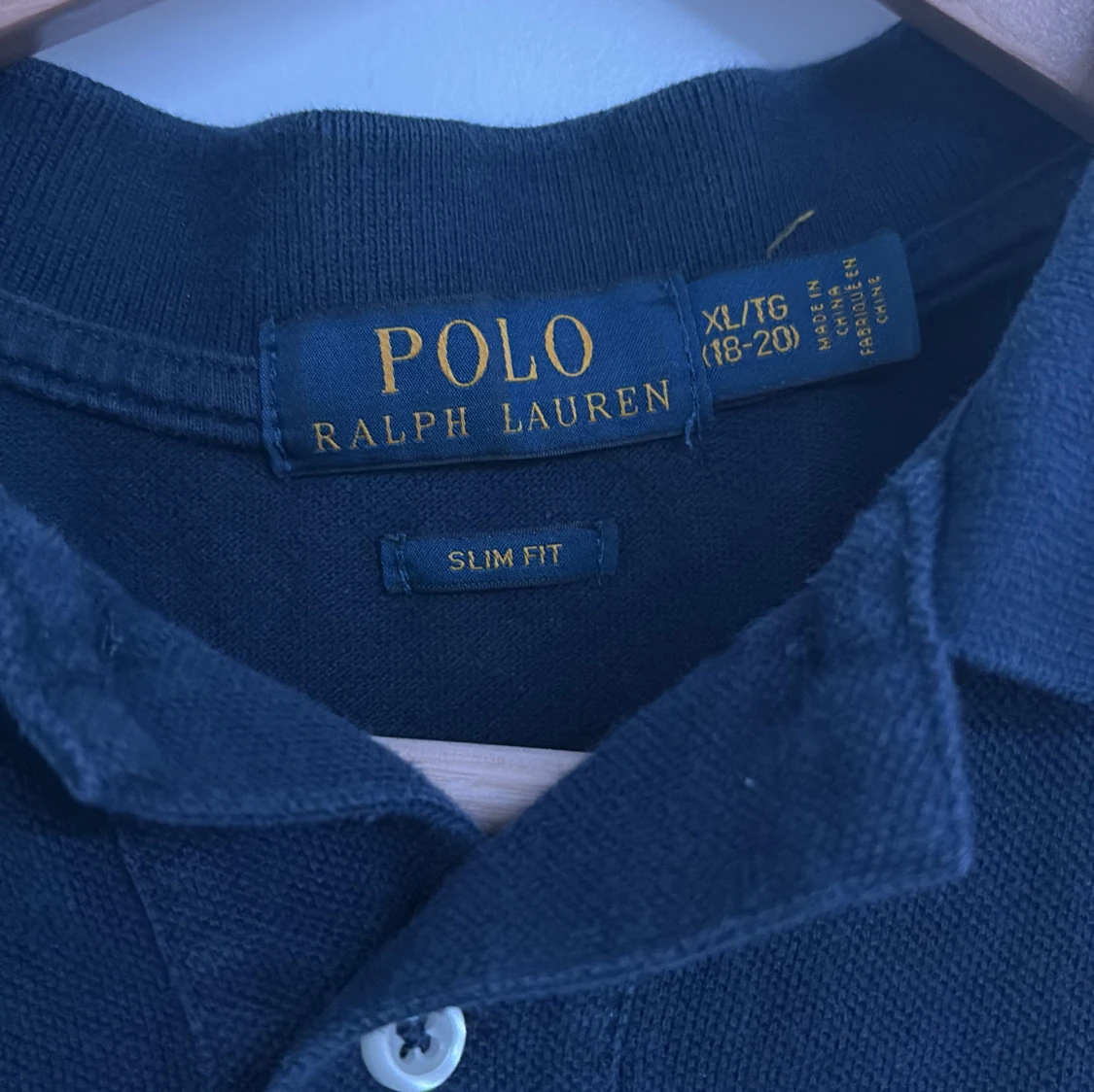 Svart pikétröja från Ralph Lauren - 90