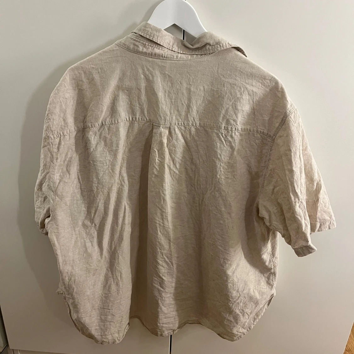 Beige linneskjorta - 2