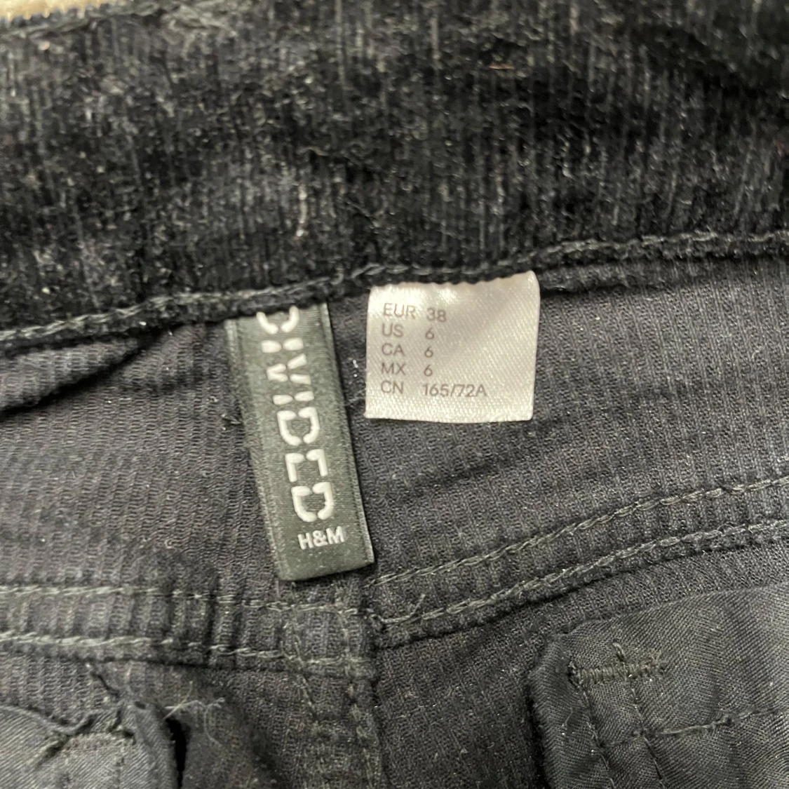 Svarta manchesterbyxor - 4