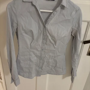 Figursydd skjorta - Säljer en  ljusblå figursydd skjorta!