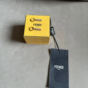 Fendi örhängen  - Super coola Fendi Signature örhängen. Dem är aldrig använda. Dem beställdes från Fendi hemsidan för ca 2 år sen. Kvitto finns. Nypris: Ca 3500 kr   Först till kvarn! 