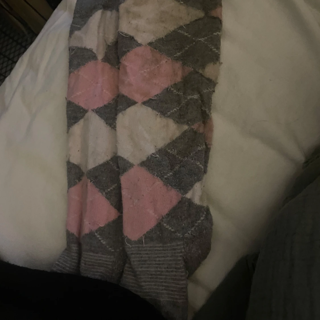 Två par strumpor med mönster - 91