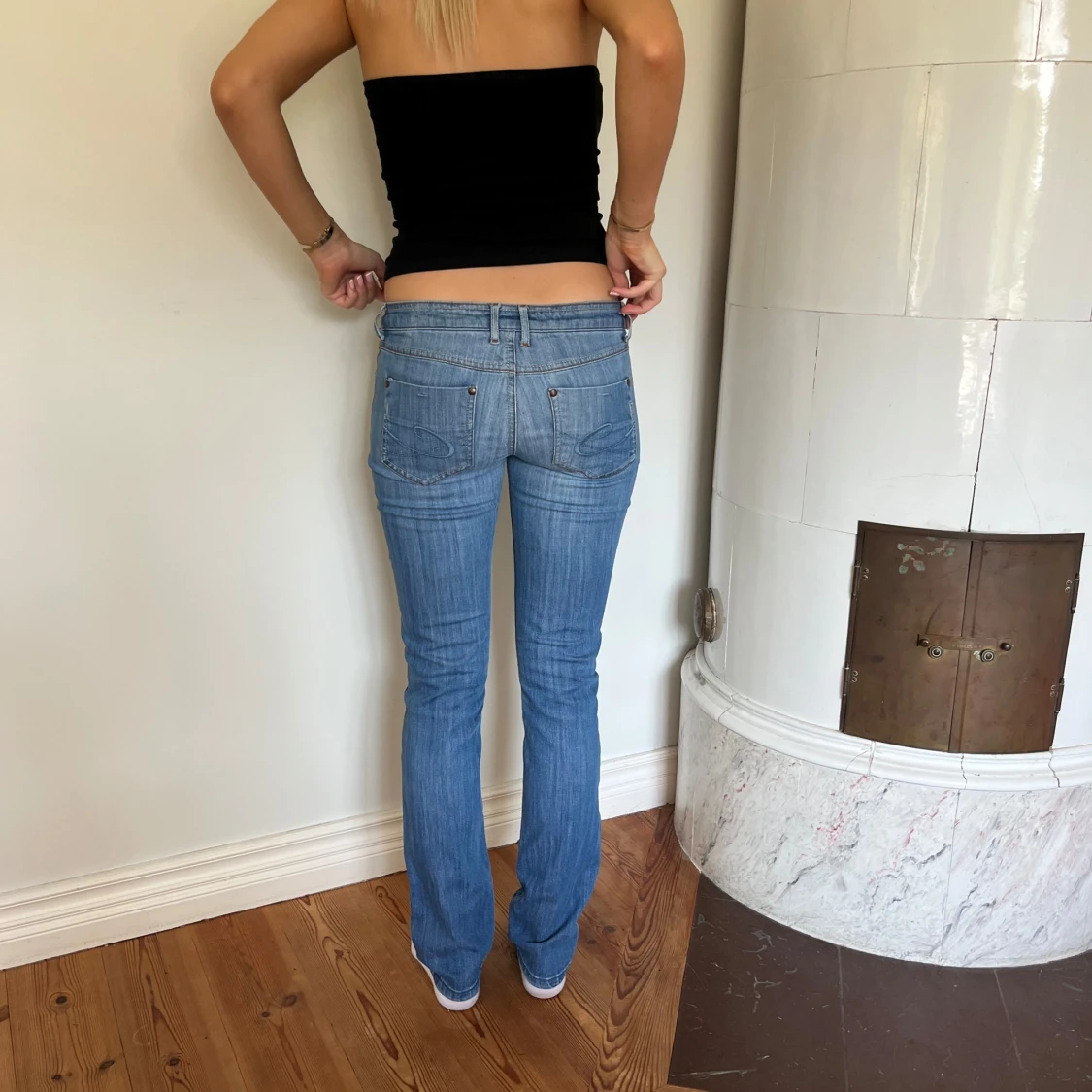 Lågmidjade vintage jeans  - 91