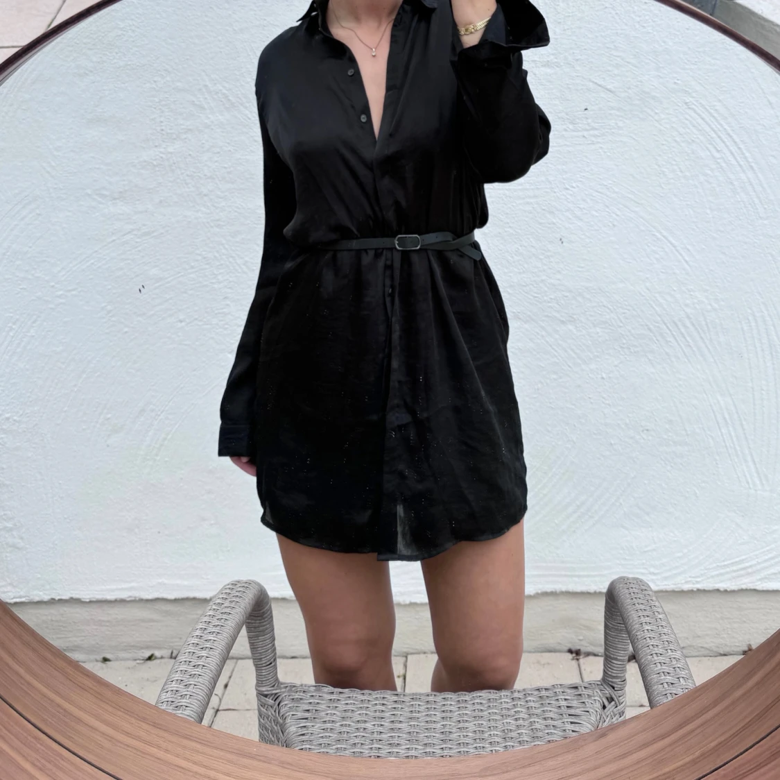 Svart skjortklänning - 91