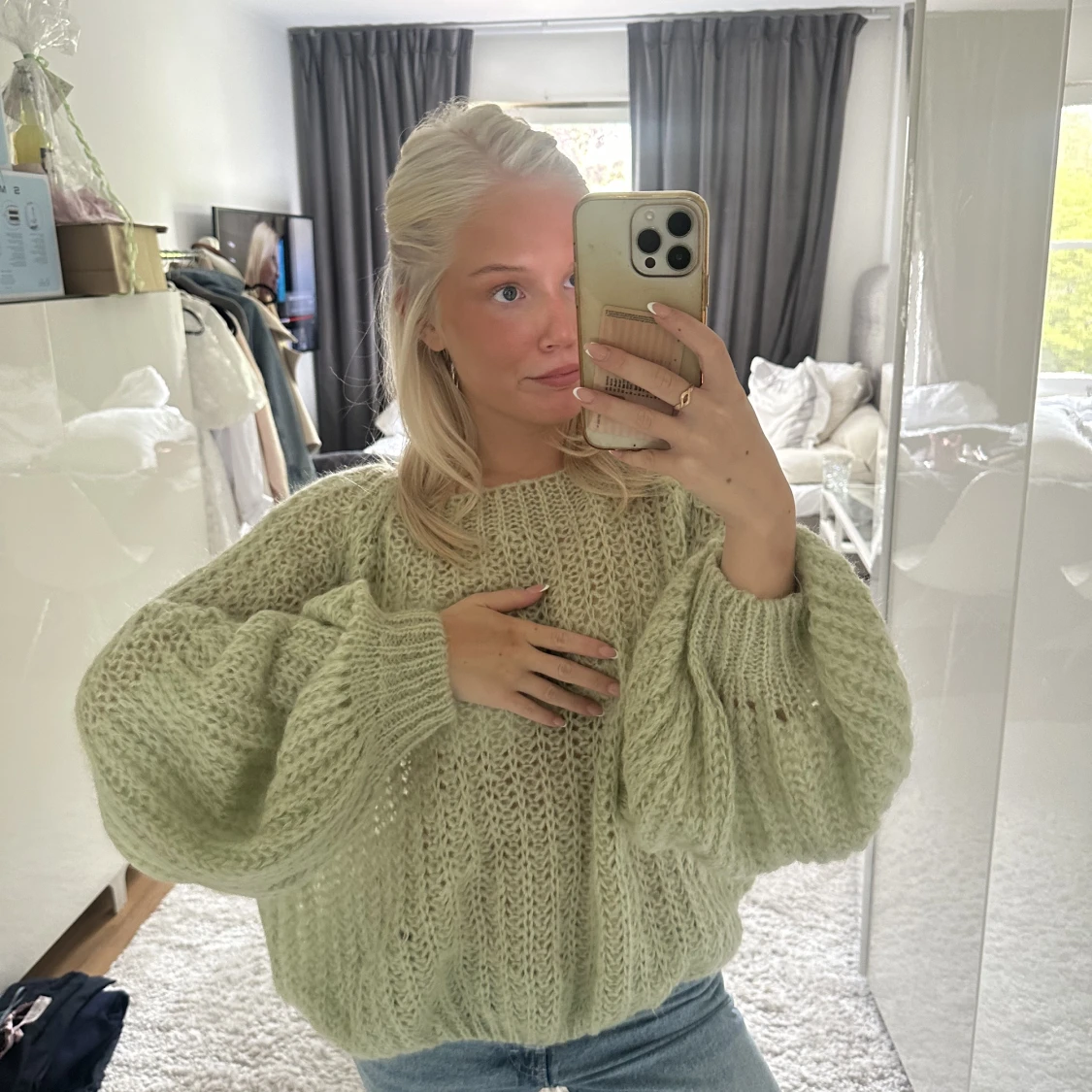 Stickad tröja - 91