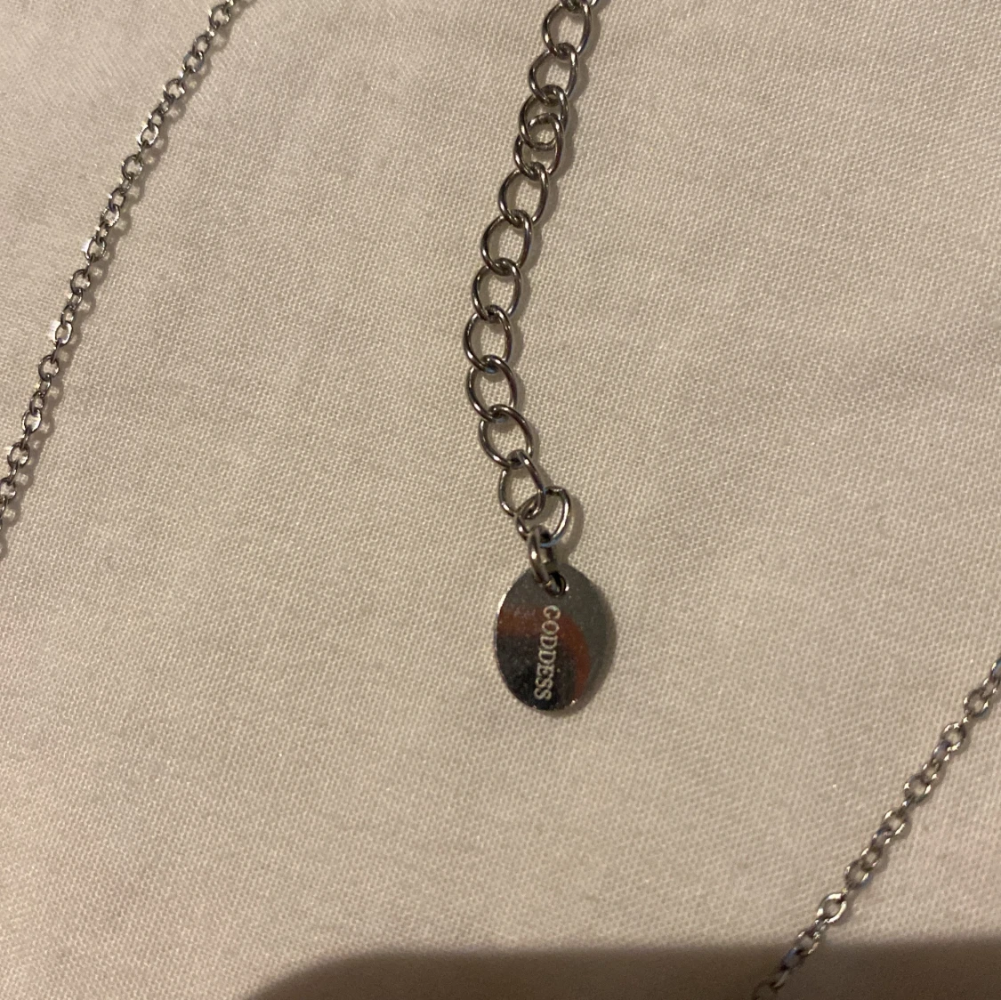 set silver hjärtformade örhängen + halsband  - 92