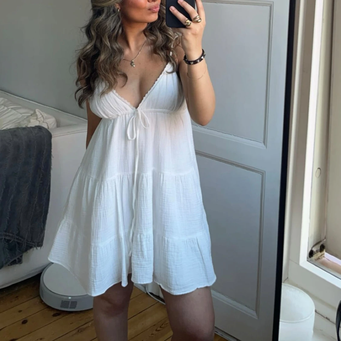 Vit sommarklänning - 2
