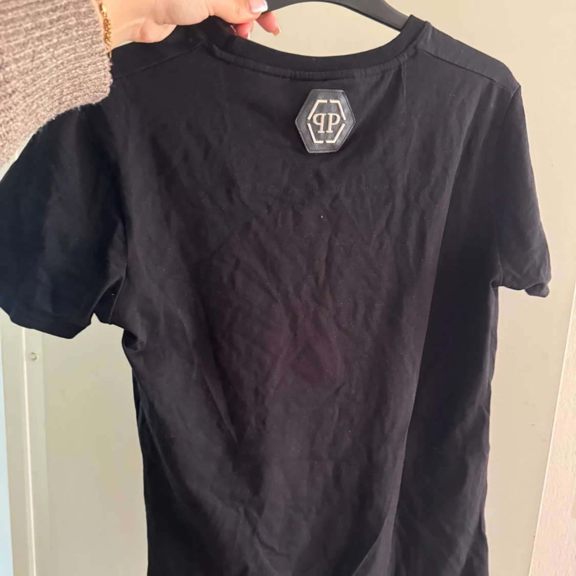 Svart t-shirt med dödskalle från Philipp Plein - 92