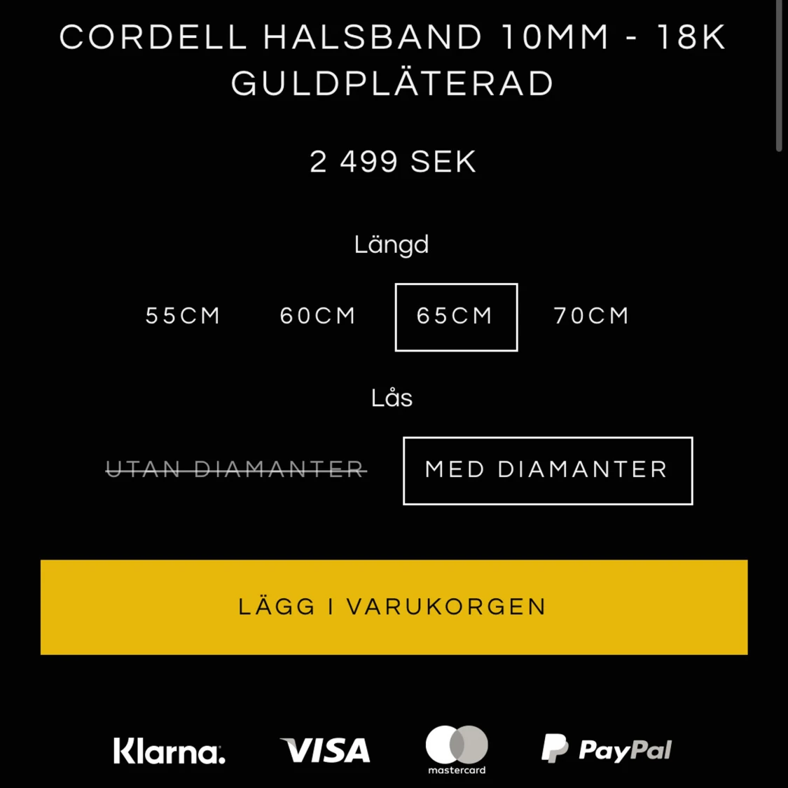 18k Cordell kedjor - 91