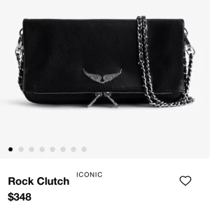Zadig och Voltaire rock clutch - Säljer min Zadig och Voltaire väska som är i ett bra skick. Köpt för 1,5 år sedan. Nypris: 3600 kr 