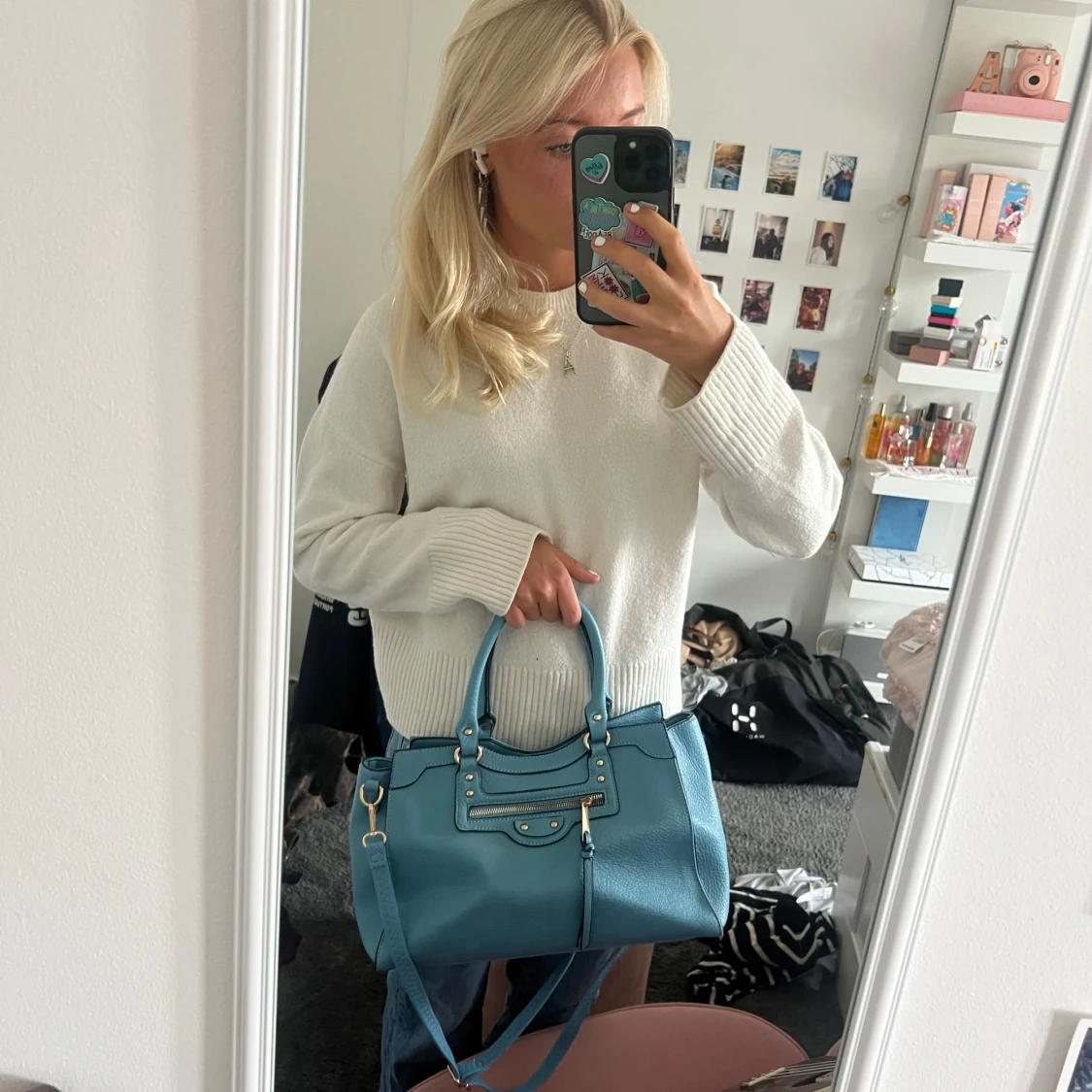 Blå handväska😍 - 90