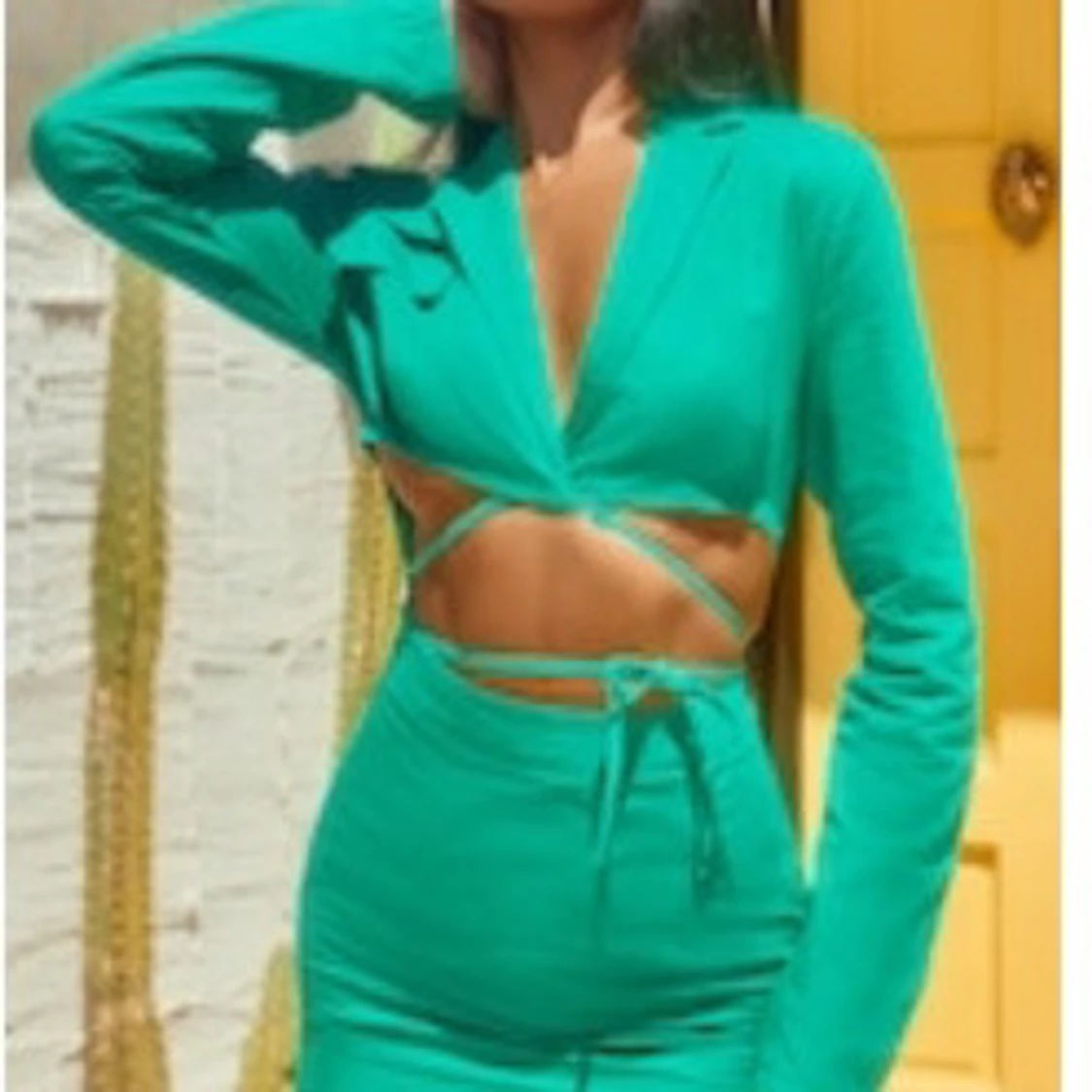 Grön klänning  - 90