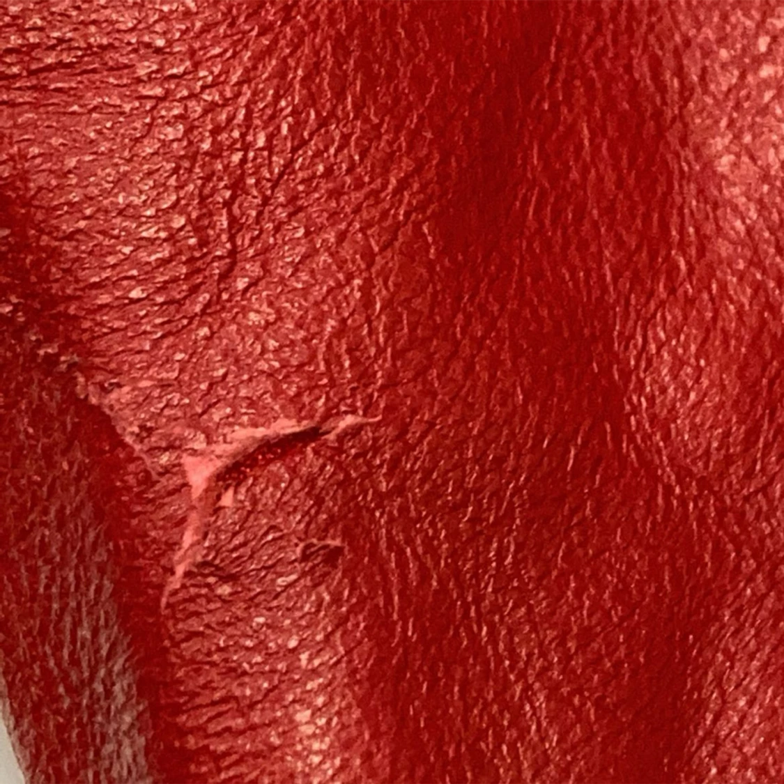 Läderjacka Röd - 92