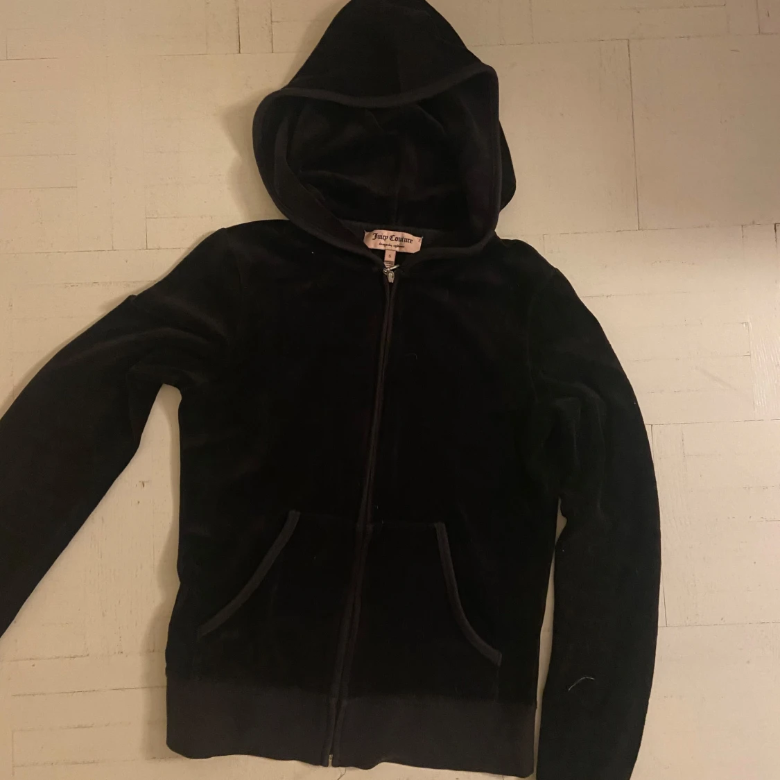 Svart velourjacka från Juicy Couture