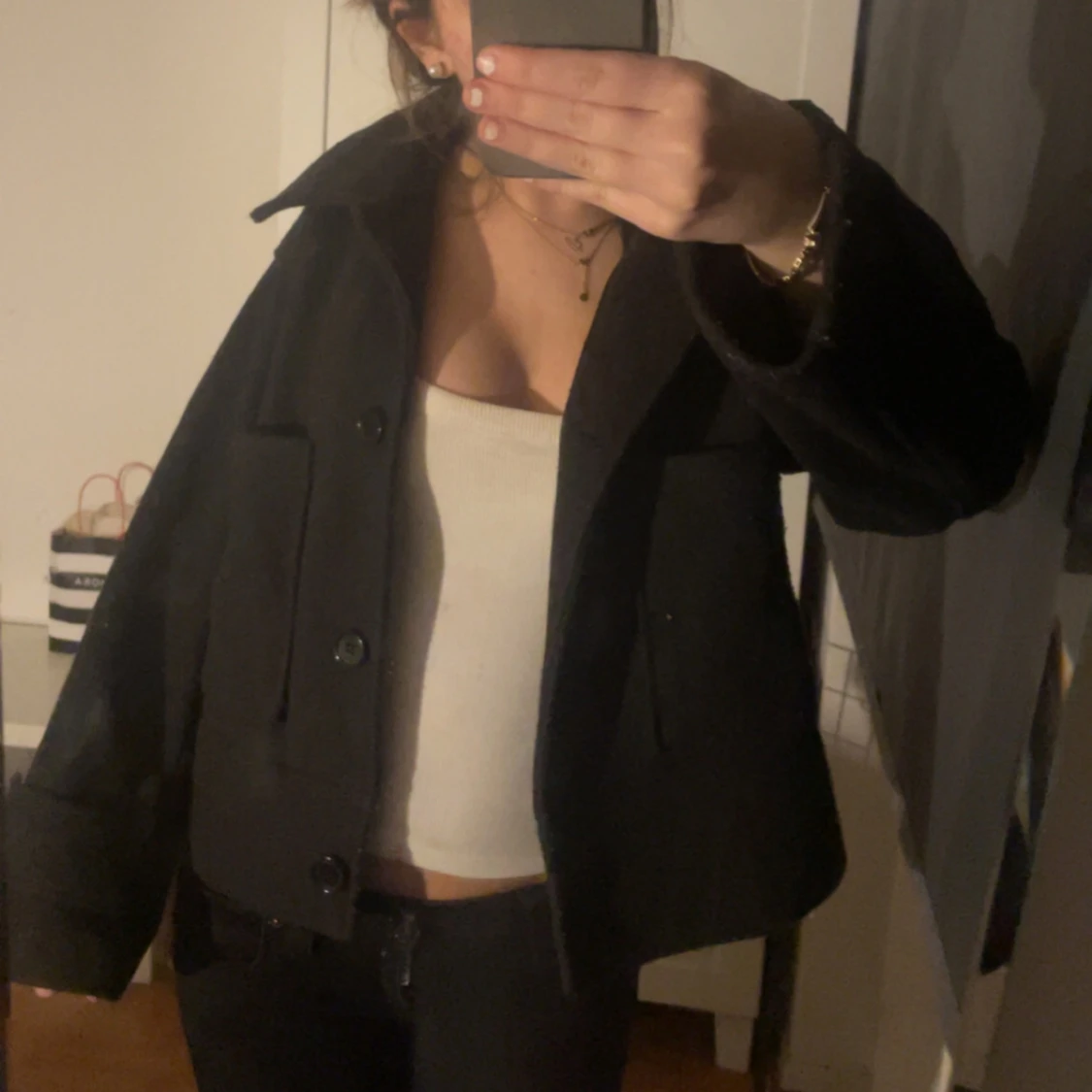 Svart kappa från Kappahl  - 1