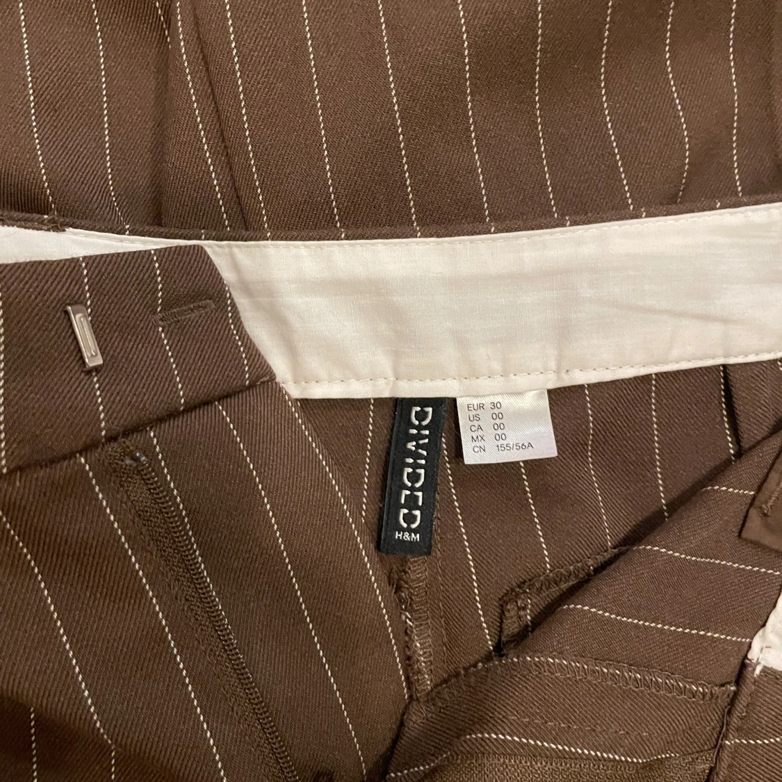 Bruna randiga byxor från H&M Divided - 3