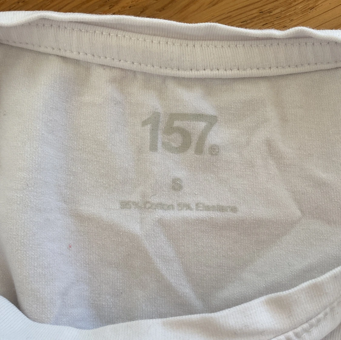 Vit kortärmad topp från 157 - 2