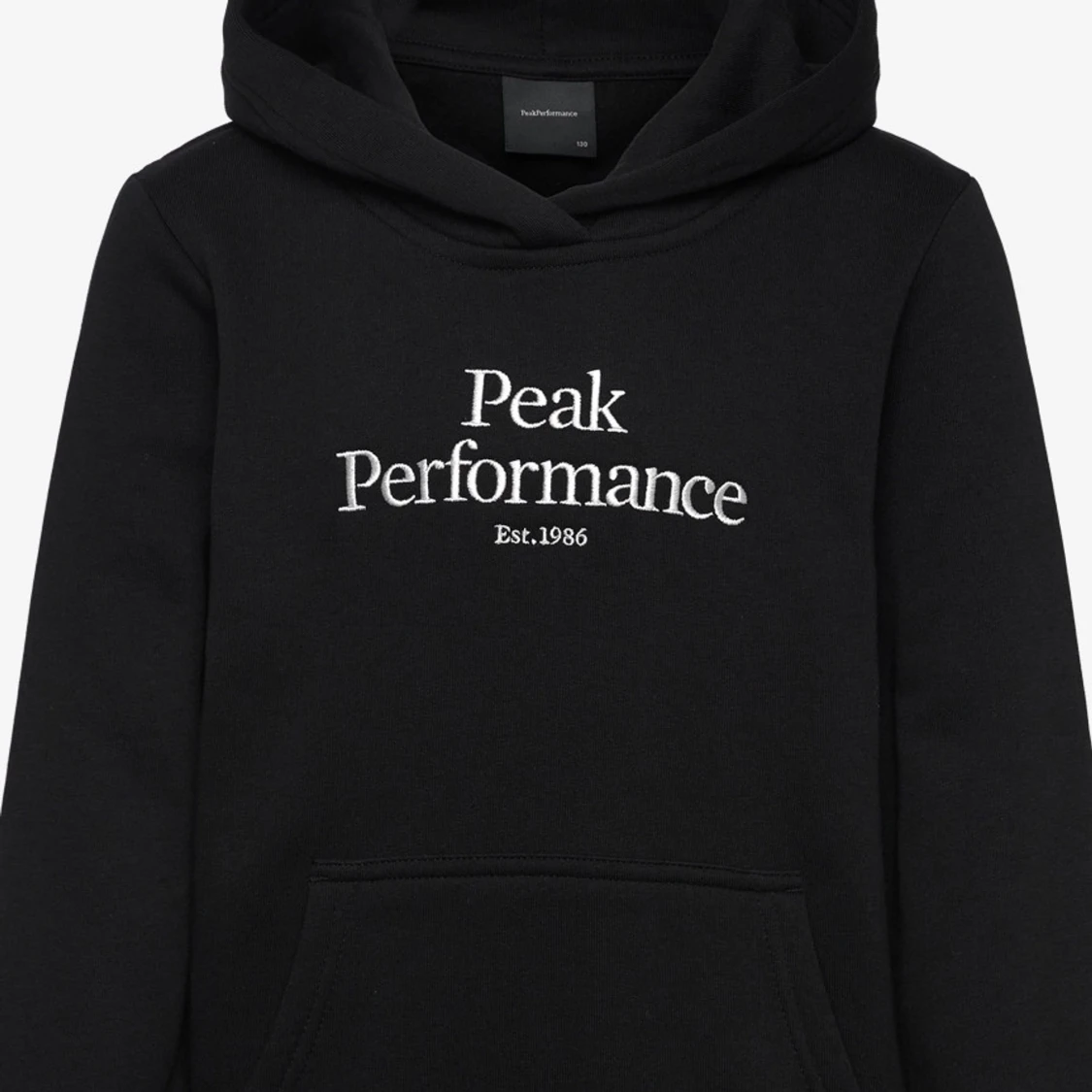 Svart hoodie från Peak Performance