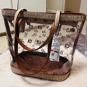 Shoulder bag - Transparent JUST and POLO bag, new and not use! 