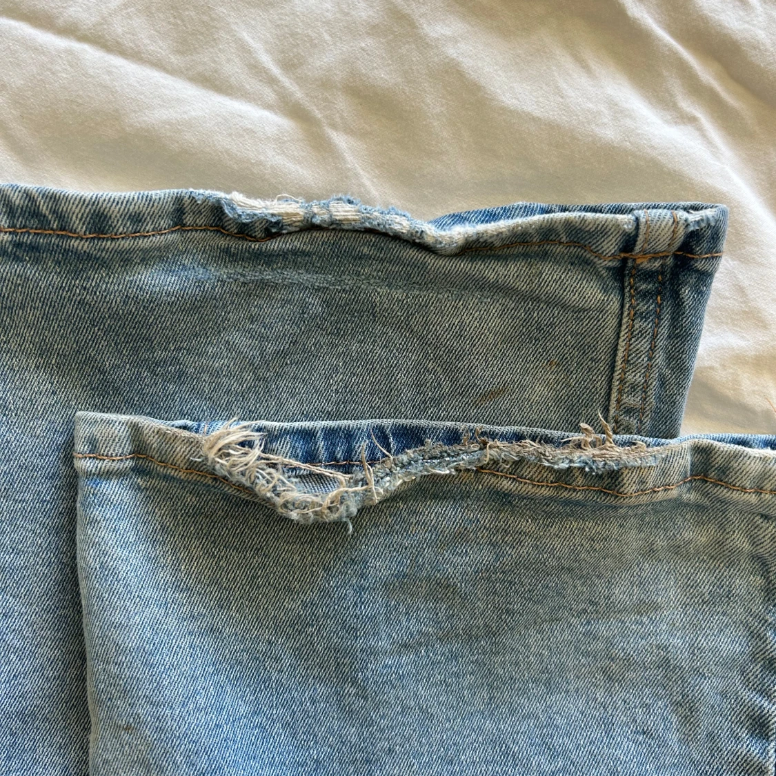 lågmidjade jeans - 2