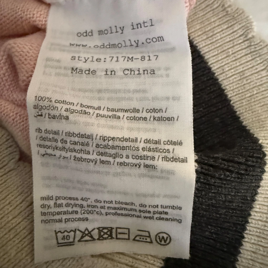 Rosa polotröja från Odd Molly - 3