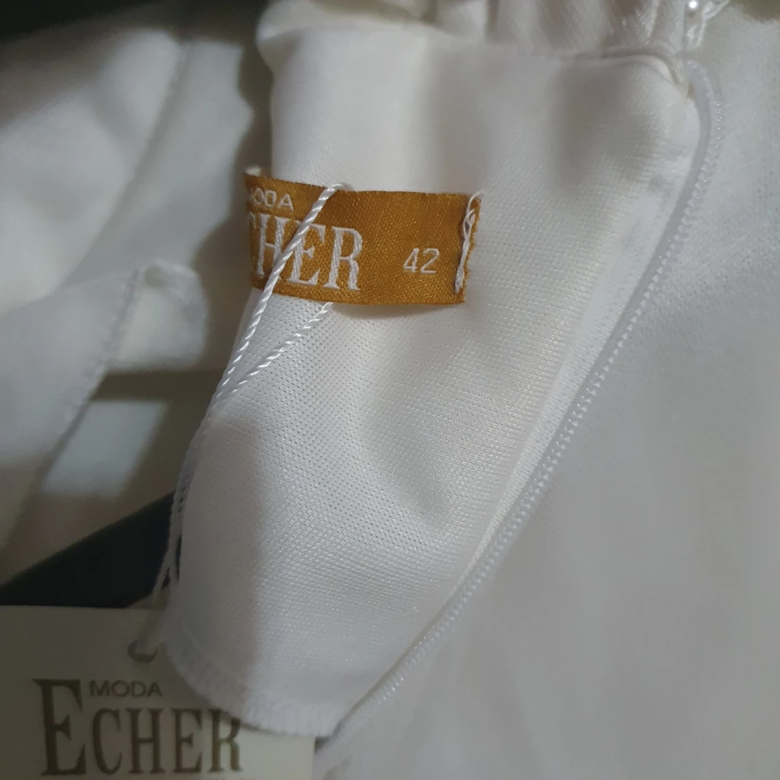 Vit långklänning från Moda Echer - 3