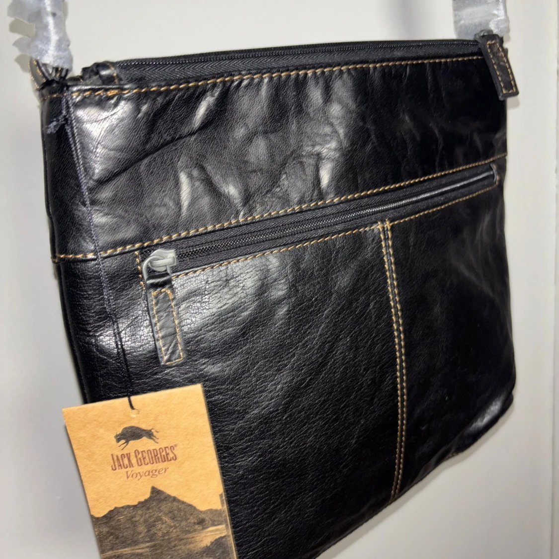 Svart axelväska från Jack Georges