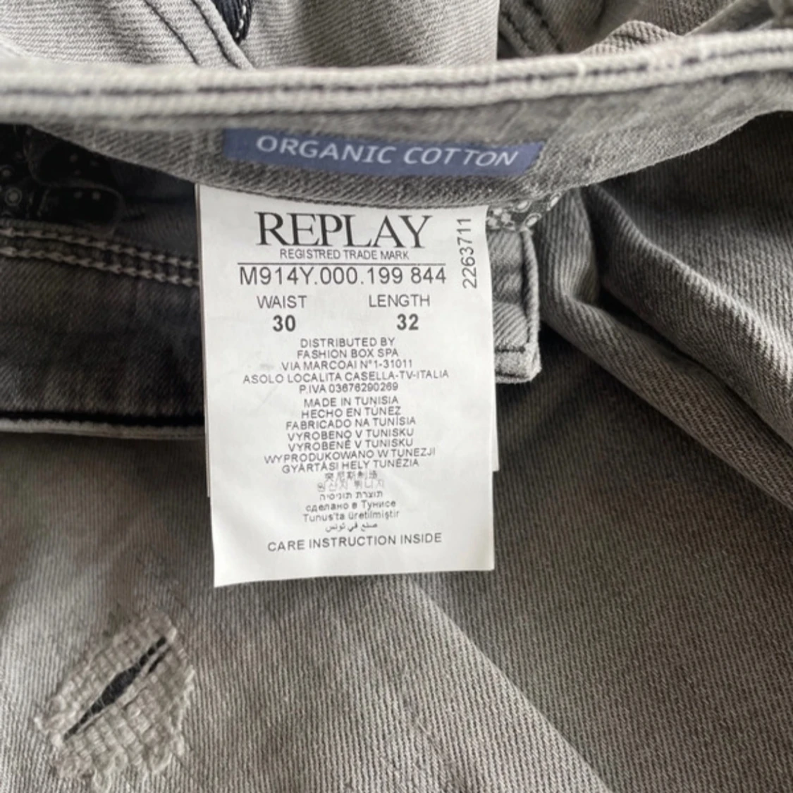 Grå jeans från Replay - 3