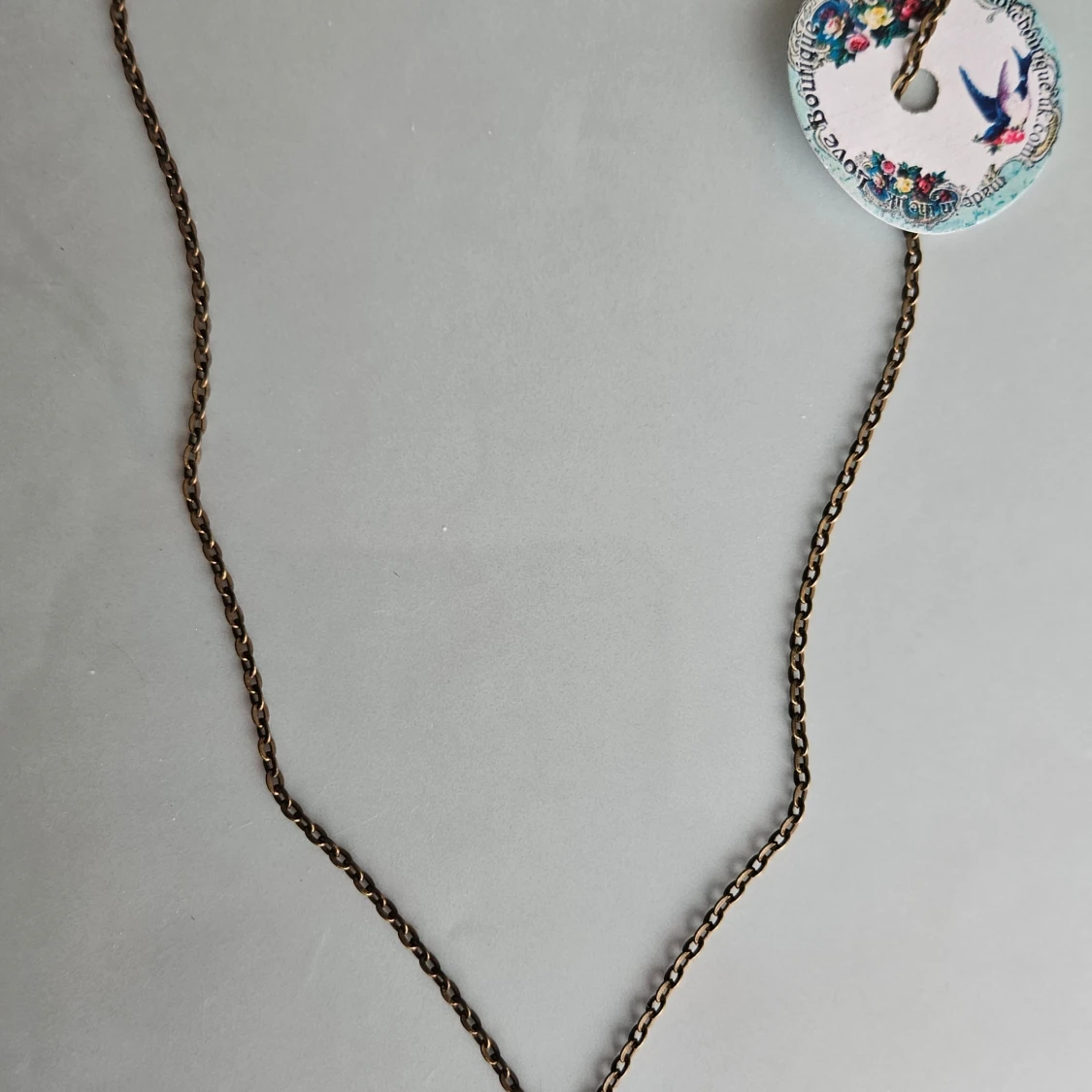 Halsband med hjärtberlock - 1