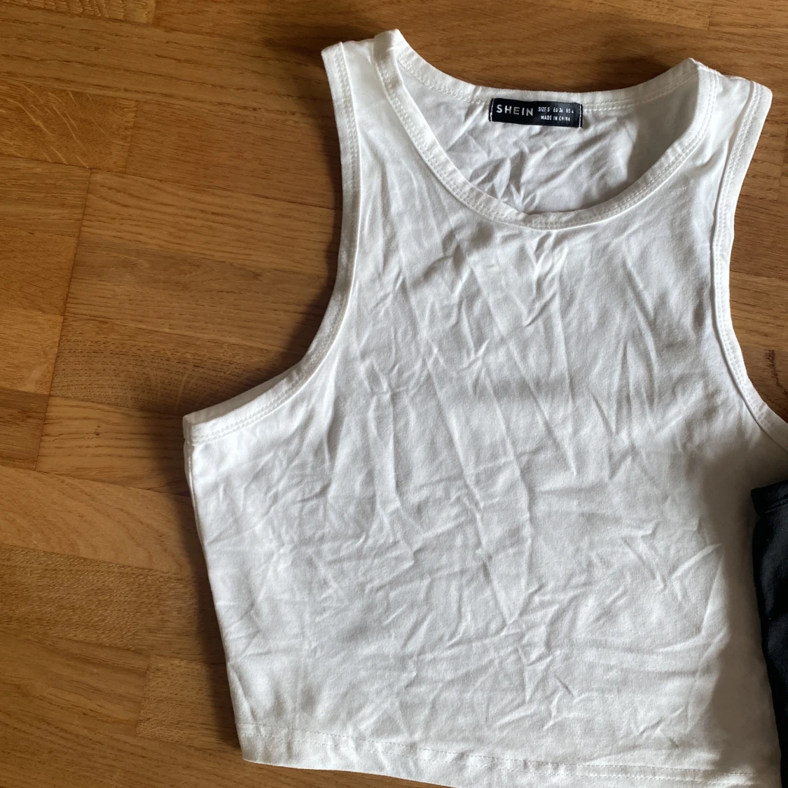 Svart och vit korta linnen - 90