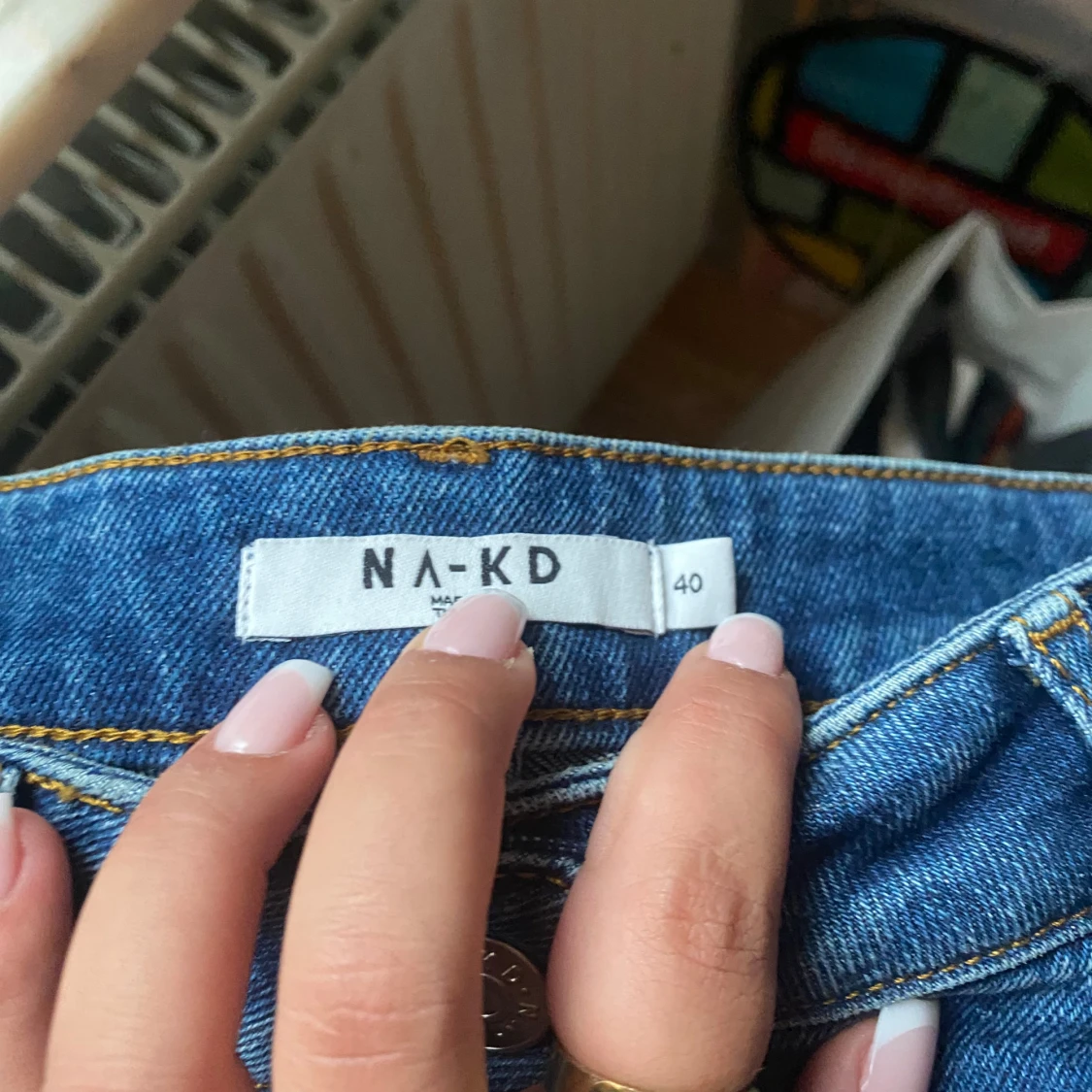 Jeans med framfickor🩵 - 91