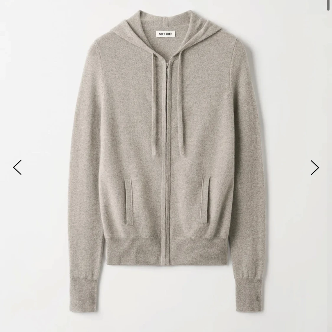 Softgoat zipper/luvtröja