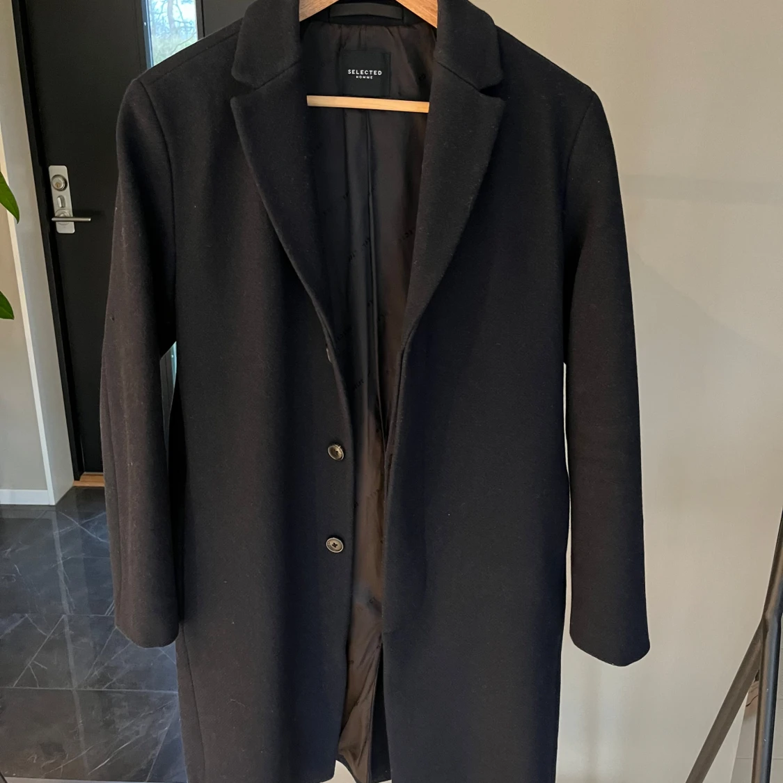 Svart kappa från Selected - 90